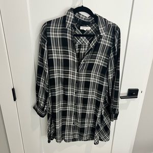 Ann Taylor Loft Plaid Shirt Dress